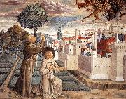 GOZZOLI, Benozzo Scenes from the Life of St Francis (Scene 6, north wall) g oil painting picture wholesale